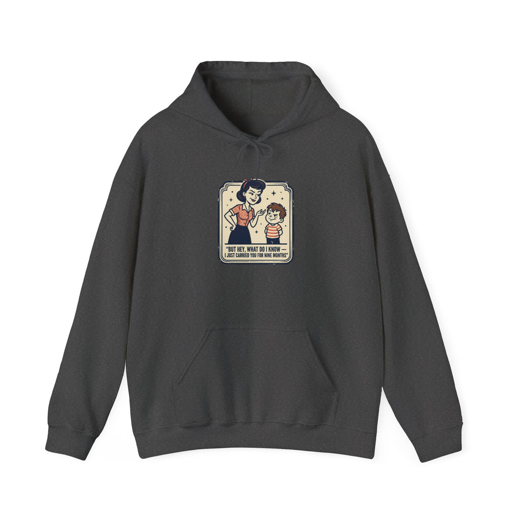 Hoodie — Retro Mom & Kid Vintage Comic 'Let Me Handle This' Graphic Sweatshirt