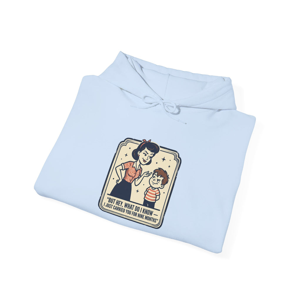 Hoodie — Retro Mom & Kid Vintage Comic 'Let Me Handle This' Graphic Sweatshirt