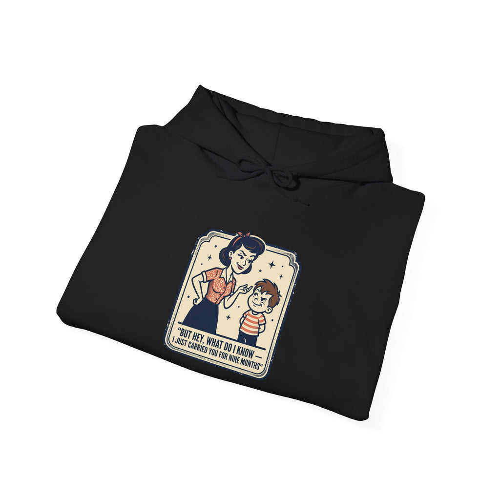 Hoodie — Retro Mom & Kid Vintage Comic 'Let Me Handle This' Graphic Sweatshirt