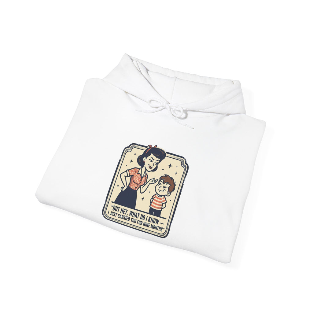 Hoodie — Retro Mom & Kid Vintage Comic 'Let Me Handle This' Graphic Sweatshirt