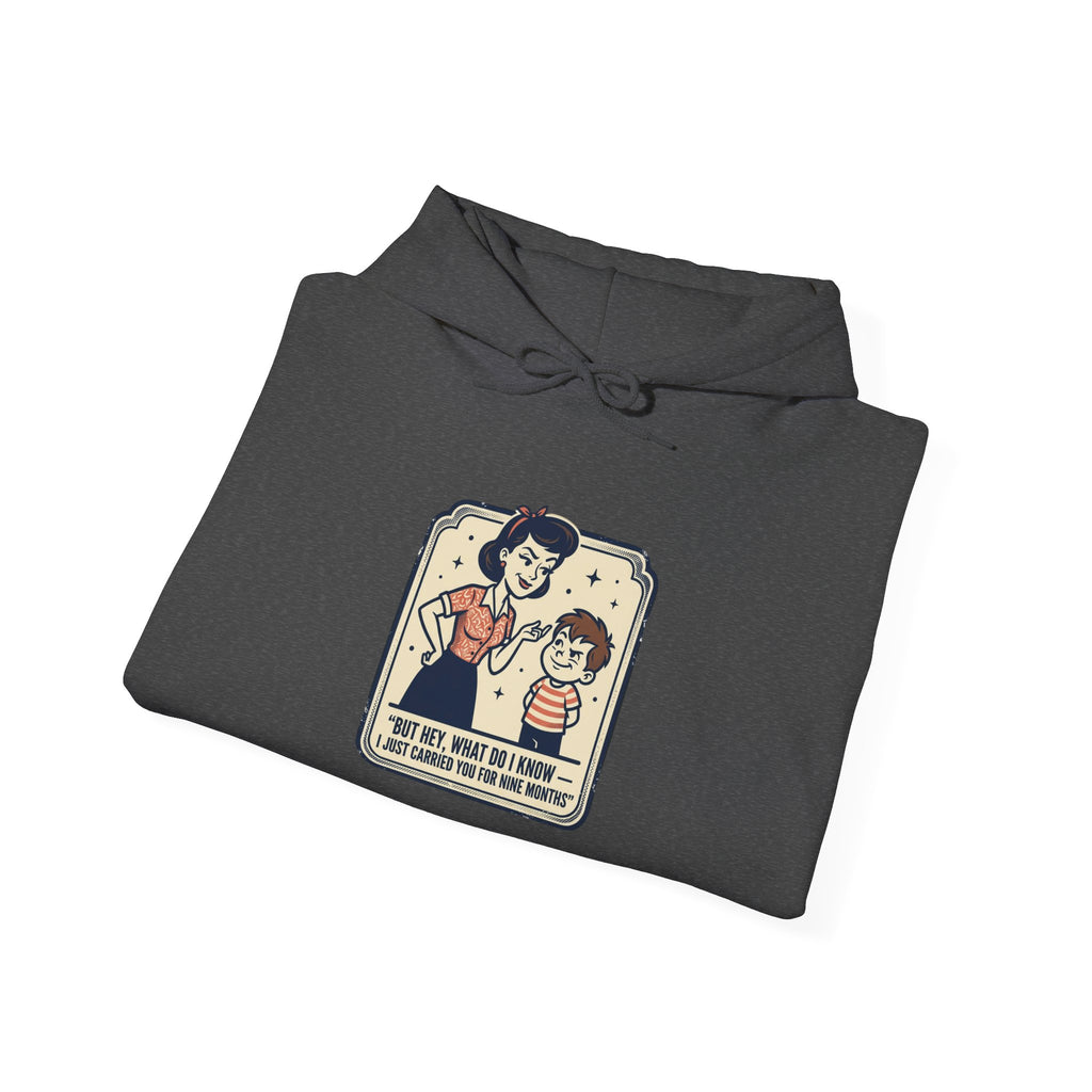 Hoodie — Retro Mom & Kid Vintage Comic 'Let Me Handle This' Graphic Sweatshirt
