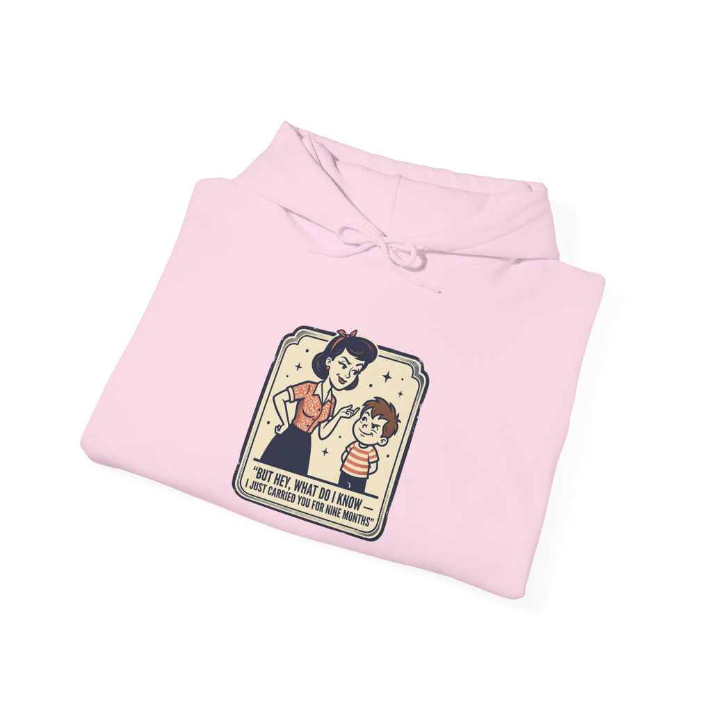 Hoodie — Retro Mom & Kid Vintage Comic 'Let Me Handle This' Graphic Sweatshirt